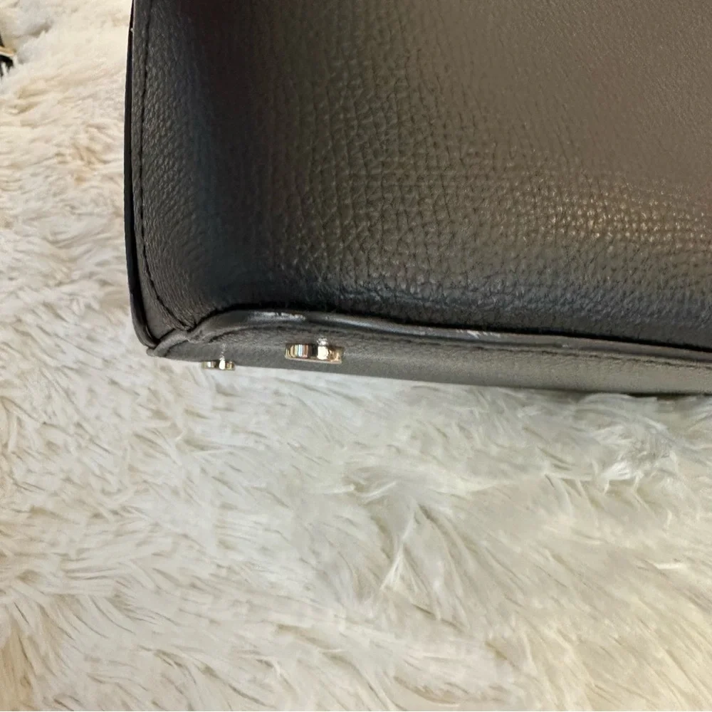 Kate Spade Darcy Small Black Leather Satchel Bag - Picture 9 of 15